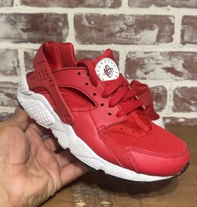 Nike Huarache Run GS Triple Rojo Zapatos Atléticos Tenis Juveniles Talla 6Y - Imagen 1 de 10