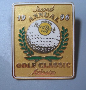 Hard Rock Cafe 1996 Second Annual Golf Classic Pin Atlanta - Picture 1 of 2