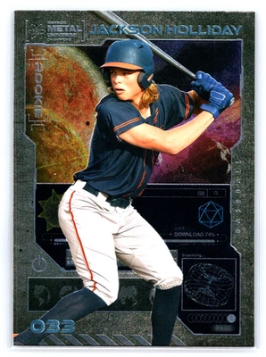 2023 SkyBox Metal Universe Champions Jackson Holliday Rookie #033 - Image 1 of 2