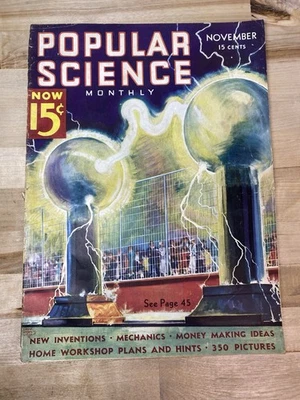 Popular Science Monthly November 1936 Vol. 129 No. 5 - Image 1 of 2
