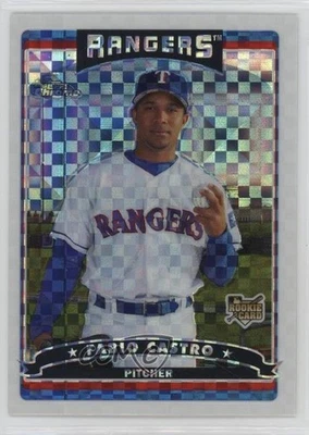 2006 Topps Chrome X-Fractor Fabio Castro #297 Rookie RC - Image 1 of 2