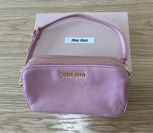 MIUMIU Beautiful item Miu Miumiu Pouch No Box - Picture 1 of 10