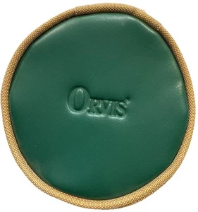 Orvis Vintage Canvas Leather Sheepskin Fly Reel Case USA OC1 - Picture 1 of 10