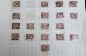 GB QUEEN VICTORIA SMALL COLLECTION OF SG 48S 1/2D VALUES USED (E6) - Picture 1 of 1