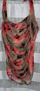 TRAJE DE BAÑO MILAGROSO ESCAPE 1 PIEZA ROSAS NARANJA MUJER 24W - Imagen 1 de 4