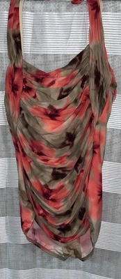 TRAJE DE BAÑO MILAGROSO ESCAPE 1 PIEZA ROSAS NARANJA MUJER 24W Foto 1 de 4