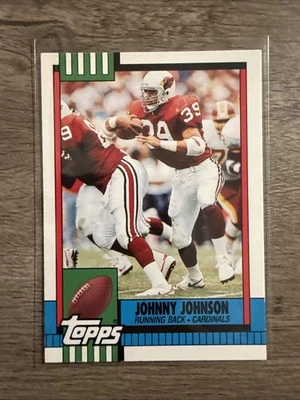 1990 Topps Traded Johnny Johnson Rookie Phoenix Cardinals #104T - Image 1 of 2