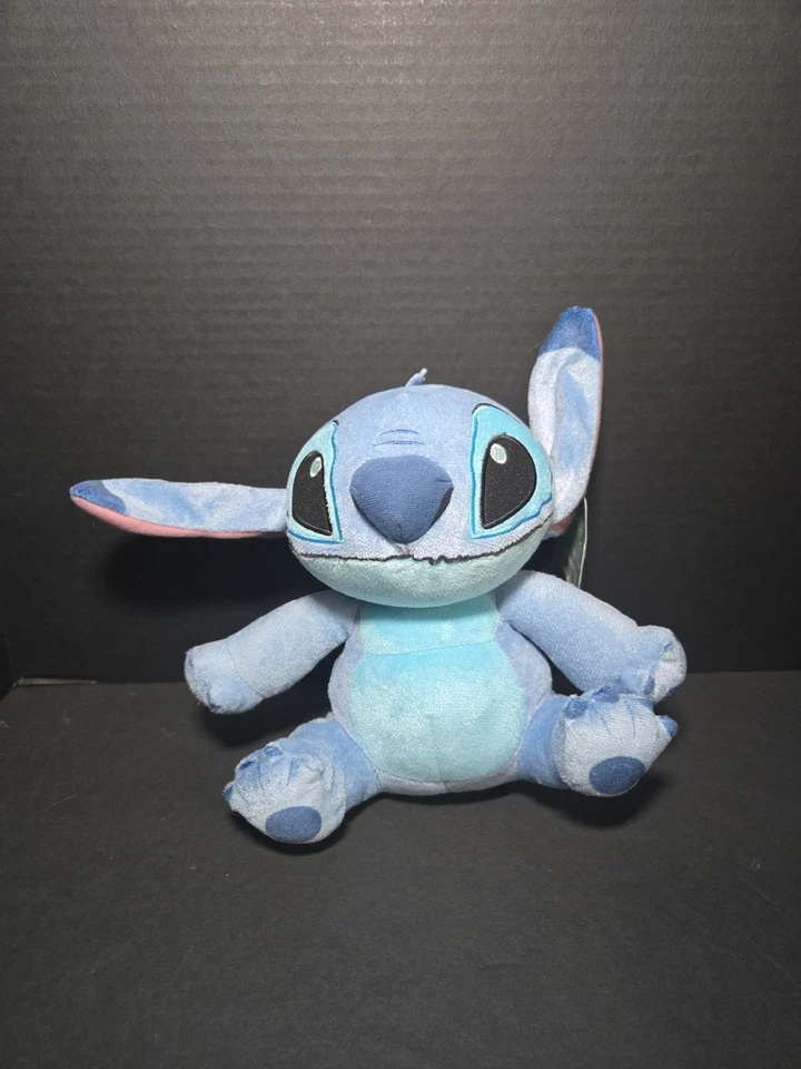 Disney Lilo & Stitch Plush Blue Alien 11" Soft Toy Stuffed Animal - Image 1 of 4