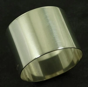 Vintage Solid Sterling Silver Unengraved Serviette Napkin Ring 1945 By Viners - Picture 1 of 16