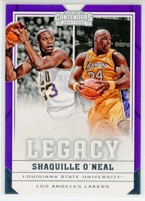 Selecciones del draft de baloncesto 2017 Panini Contenders Shaquille O'Neal Legacy #29 Foto 1 de 2
