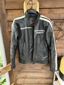 Ducati Leather Moto Jacket Men’s Medium See Measurements In Description - Picture 1 of 5