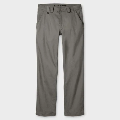 Pantalones de carpintero con manguera contra incendios DuluthFlex para hombre ajuste relajado trabajo utilitario duraderos Foto 1 de 4