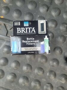 Brita Bottle Replacement Filters 2 count New Sealed Hard-sided & Sport Bottles