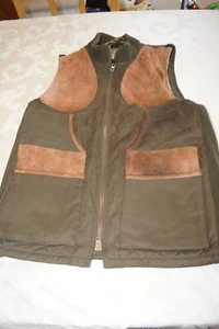 Beretta Quilted Canvas Lined Shooting Vest Medium - Picture 1 of 12