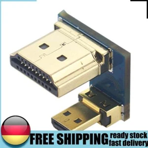 Für Raspberry Pi 4B Micro HDMI zu HDMI Konverter HDMI Display Bildschirm Adapter - Bild 1 von 7