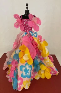 Vintage Mattel 1996 ☆ Barbie ☆ Blossom Beauty Pink Flower Dress / Outfit  #17032 - Imagen 1 de 5