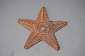 Cast Iron Decorative Star 7" Rustic Decor - Picture 1 of 3