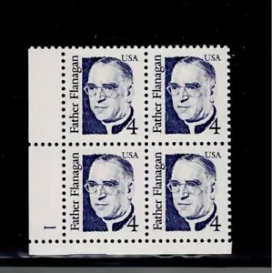 US Scott #2171, Plate Block #1 1986 Flanagan 4c VF MNH Lower Left - Picture 1 of 1