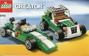 Retired LEGO Creator 3-in-1. #6743 - Street Speeder. Instruction Manuals 1&2. - Picture 1 of 2