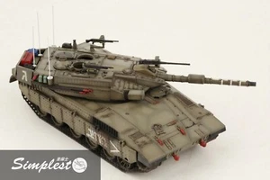 Carro armato Merkava scala 1/72 battaglia principale 188th Tank Brigade 1990 Gaza finito - Foto 1 di 6