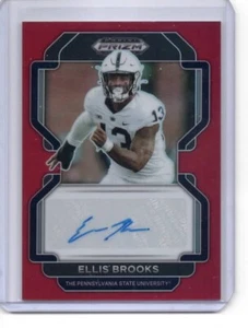 Ellis Brooks 2022 Prizm Draft Picks Red Prizm Auto Autograph Rc /199 - Picture 1 of 2