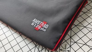AMSTRAD 6128 PLUS - Staubschutz - graphitgrau Baumwollcanvas - Bild 1 von 3