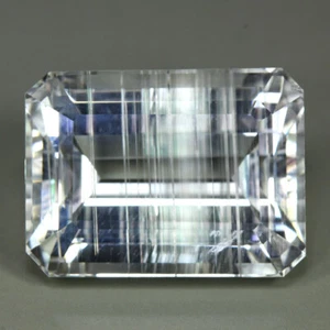 87.52 Cts_Great Excellent Sparkle_100 % Natural Untreated BIG White Rutile Topaz - Picture 1 of 3