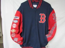 Boston Red Sox Mens 5XL 7 Time World Series Champions Jacket B1 49