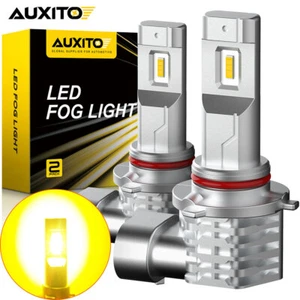 AUXITO 9140 9145 9005 Yellow 3000K Fog LED Lights Driving Bulbs Lamp DRL - Picture 1 of 10