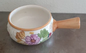 Cuenco de cerámica pintado a mano con mango de Portugal mango de 6" extensible 3,3" - Imagen 1 de 24