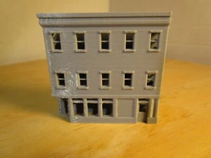 (1) "Z" SCALE CORNER STORE oder BÜRO 3D GEDRUCKTER HINTERGRUND HINTERGRUND - Bild 1 von 2