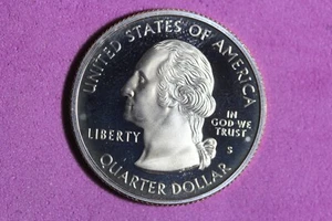 1999 - S PROOF CLAD "DELAWARE" Statehood Washington Quarter! #K47250 - Picture 1 of 2