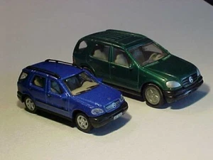 LOTE 2-3 PULGADAS 1997 Mercedes ML320 Hongwell 1/72 y Siku 1/55 Diecast Como Nuevo Suelto - Imagen 1 de 7