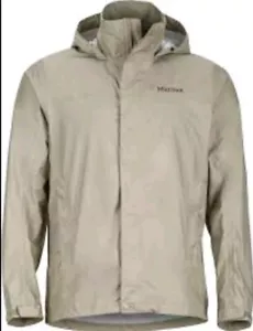 Marmot PreCip Eco Jacke Light Khaki Beige Herren Outdoor Regen Winter Jacket - Bild 1 von 5