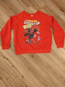 Marvel Comics Spider Man Superhéroe Sudadera Roja Juvenil Talla Grande Usada en Excelente Condición - Imagen 1 de 3
