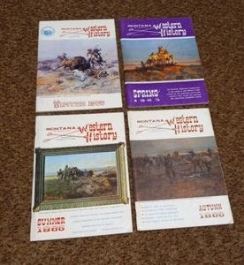 Montana Magazine of Western History Lot Of 4 1965 Build Your Collection - Imagen 1 de 5