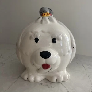 Wells Fargo Chinese New Year of the Dog Ceramic Shih Tzu Piggy Bank 2018 - Picture 1 of 4