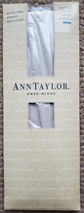 Ann Taylor Knee Highs Opaque Putty Color One Size - Picture 1 of 2