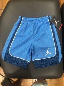 Jordan Boys' Elephants Print Dri-Fit Basketball Shorts (852487) Blue - Picture 1 of 6
