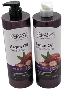 KERASYS HAIR CLINIC ARGAN OIL SHAMPOO AND CONDITIONER 33.8 OZ EACH - Picture 1 of 1