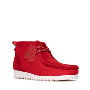 ✅🆕🚚Express Clarks Hombres Wallabee2 FTRE Rojo Combi | 26173081 - Imagen 1 de 12