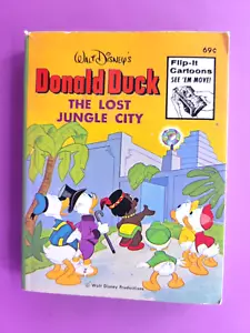 1975 A Big Little Book Donald Duck the Lost Jungle City libro de colección #5773 I25 - Imagen 1 de 2