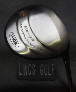 PRGR PX-01 Egg 15° 3 Wood Regular Graphite Shaft Golf Pride Grip - Picture 1 of 6