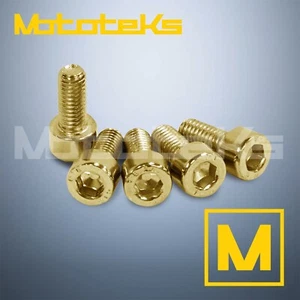 LUXOR WIRE WHEEL KNOCK OFFS CENTER CAP BOLTS GOLD 5PCS - Picture 1 of 1