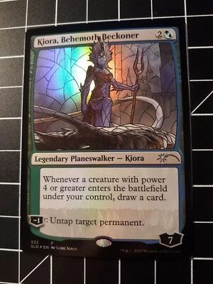 Kiora, Behemoth Beckoner FOIL - Stained Glass - Secret Lair Theros MTG Magic - Image 1 of 3