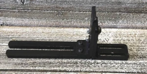 Black Aluminum Wheelchair Headrest / Abduction Block Bracket - Picture 1 of 7