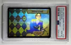 Harry Potter TCG Oliver Wood Holo Foil 18/80 Quidditch Cup PSA 10 Gem Mint - Picture 1 of 4