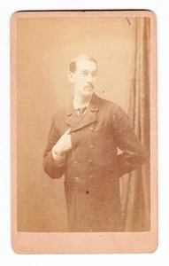 Victorian? CDV Photograph On Card Portrait Of A Gentleman Goodchild Redcar - Picture 1 of 2