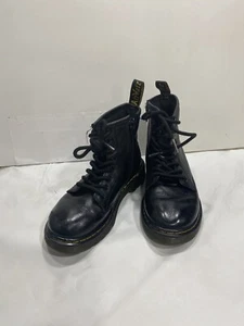 Dr Martens Stiefel Zavala J schwarz Schnürschuhe Kampfschuhe Kinder Jugend Größe 13 - Bild 1 von 10