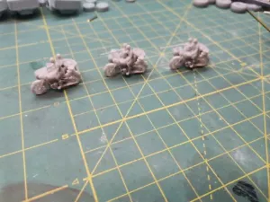 Kit modellino moto Ural M72 sovietico stampato in 3D 1/72 non verniciato (3/pz) - Foto 1 di 2